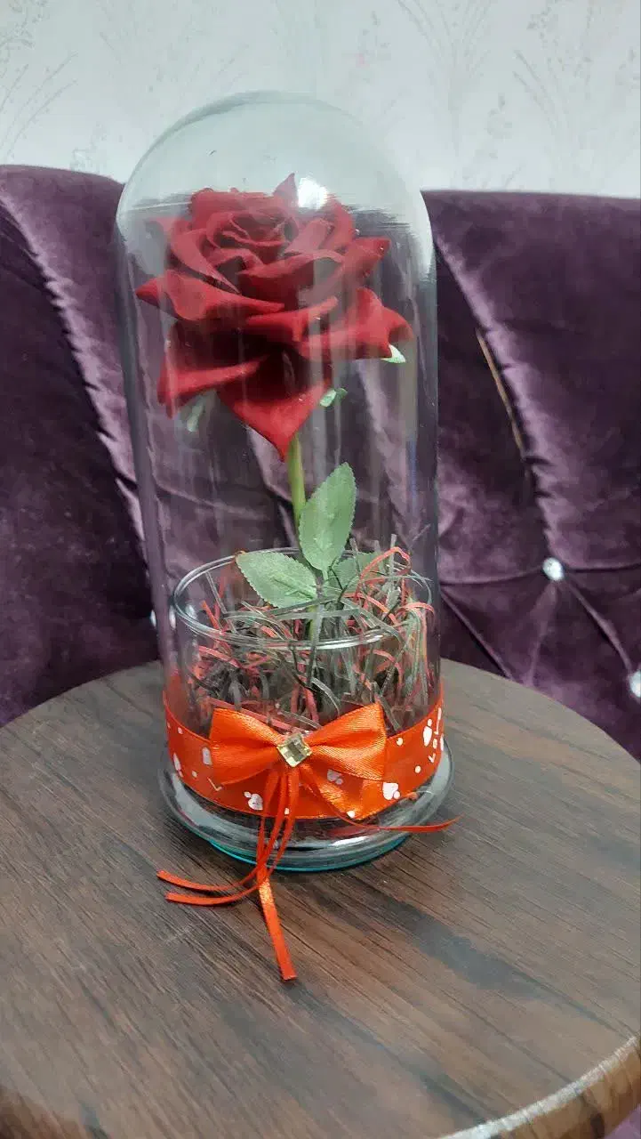 گل شیشه ای نو مناسب کادو ،گل مصنوعی وتابلو|گل مصنوعی|اسلام‌شهر, شهرک مهدیه|دیوار