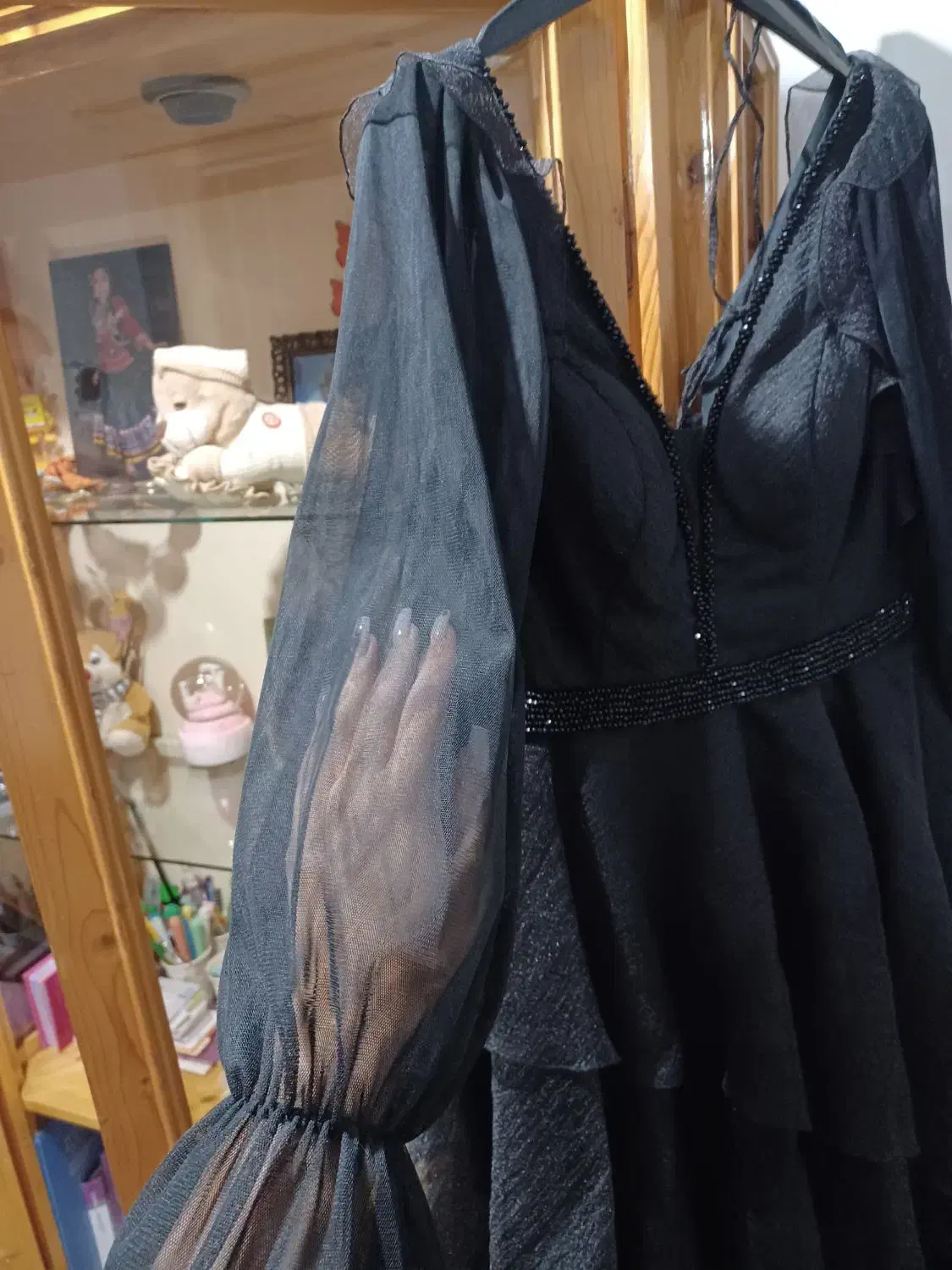 لباس مجلسی پینترسی /لباس مجلسی ساده|لباس|چالوس, |دیوار