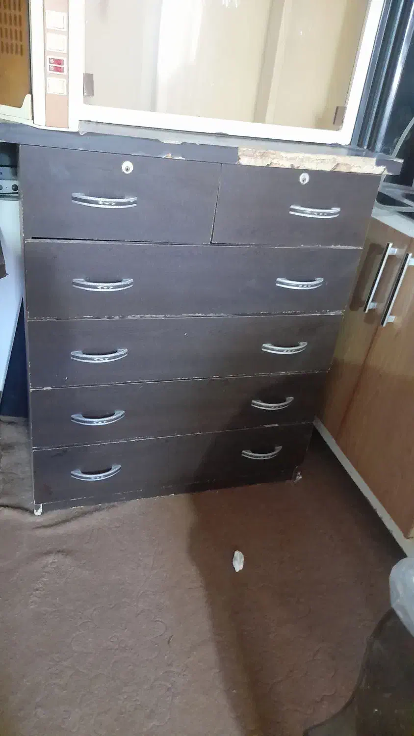 دراور با آینه|جاکفشی، کمد، دراور|باخزر, |دیوار