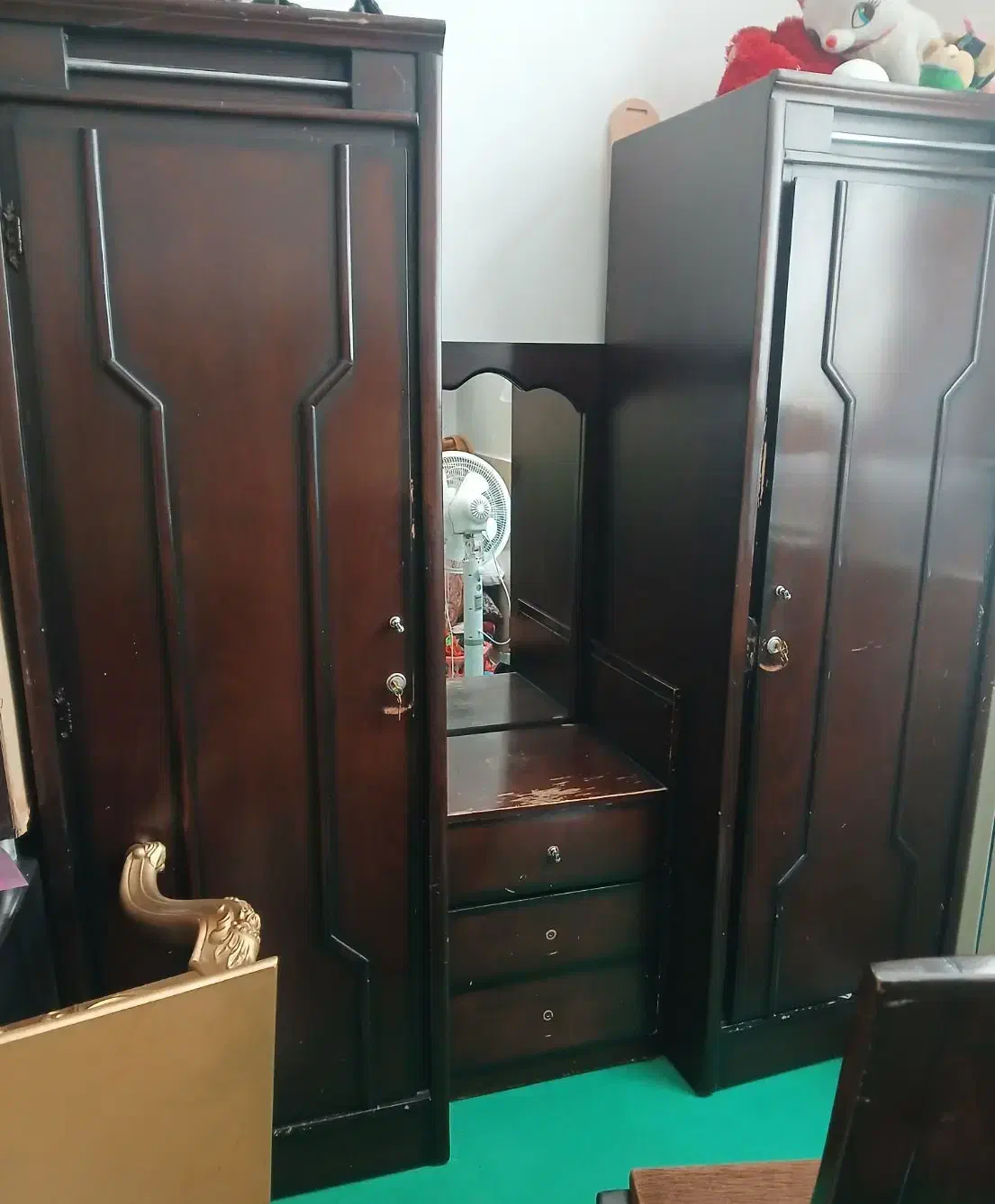 کمدو بوفه|جاکفشی، کمد، دراور|اصفهان, هفتون|دیوار