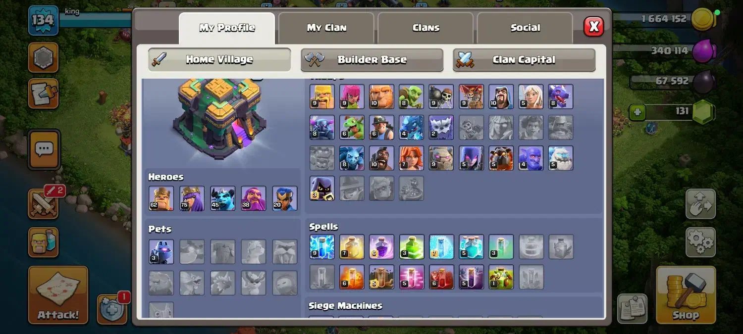 اکانت کلش آف کلنز|کنسول، بازی ویدئویی و آنلاین|شیروان (خراسان), |دیوار