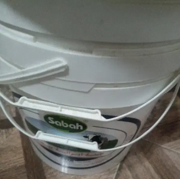 سطل وبانکه۱۰کیلویی|ظروف نگهدارنده، پلاستیکی، یک‌بارمصرف|بیرجند, |دیوار