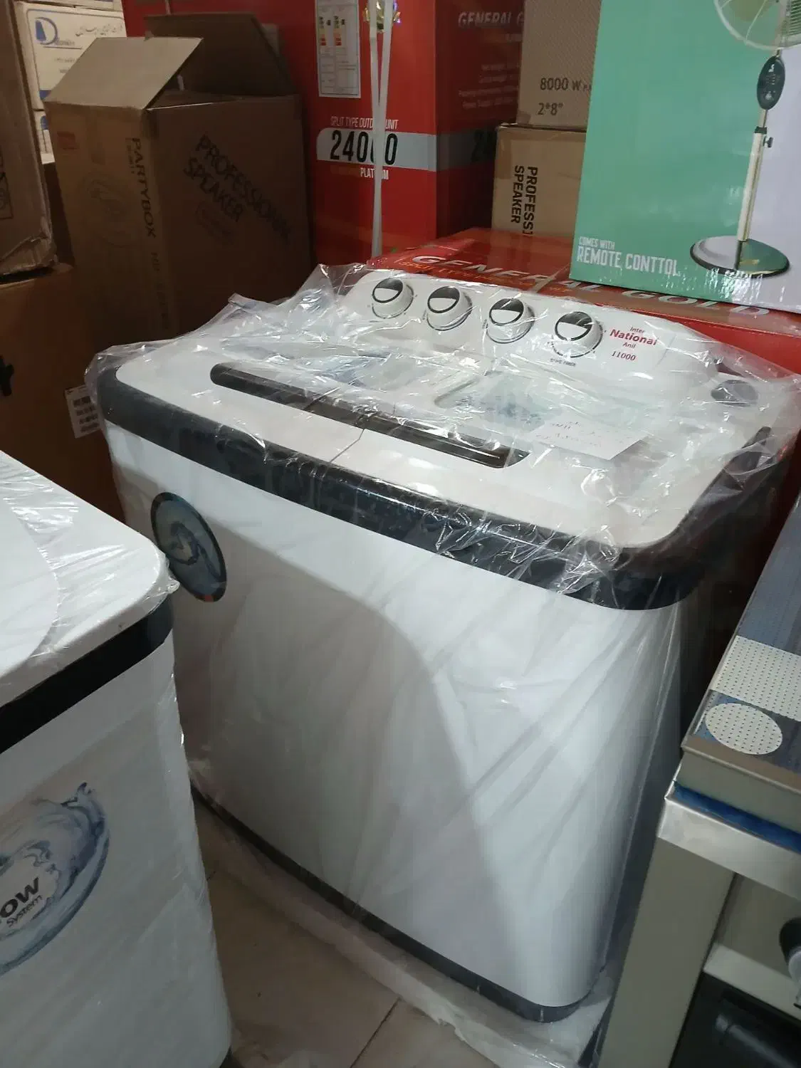 لباسشویی ۱۱ کیلویی ناسیونال اقساط ویژه بازنشستگان|ماشین لباسشویی و خشککن لباس|کرج, شهرک فهمیده|دیوار