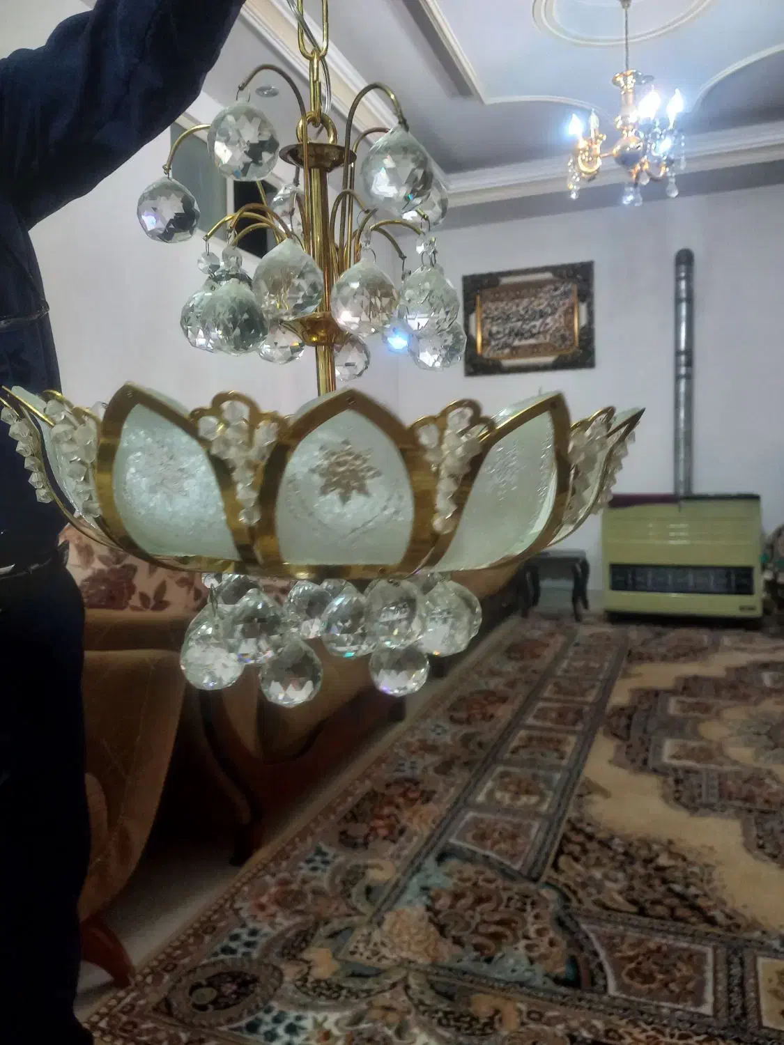 لوستر|لوستر و چراغ آویز|ماهدشت, |دیوار