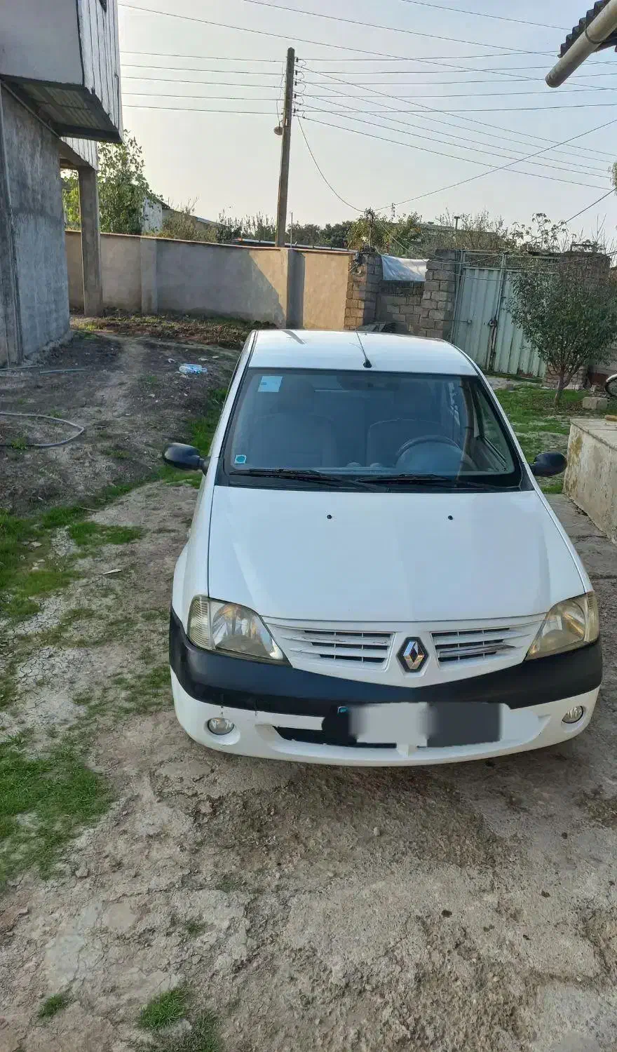 ماشین تندر۹۰ لوگان E2 مدل ۹۶ سفید|خودرو سواری و وانت|ساری, |دیوار