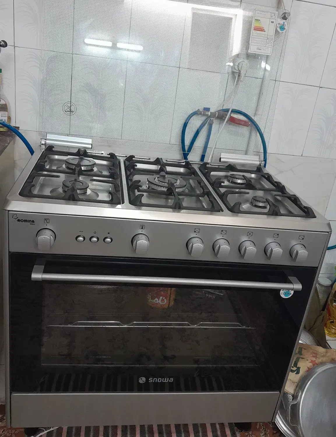 گاز فر اسنوادر حد نو|اجاق گاز و لوازم برقی پختوپز|میبد, |دیوار