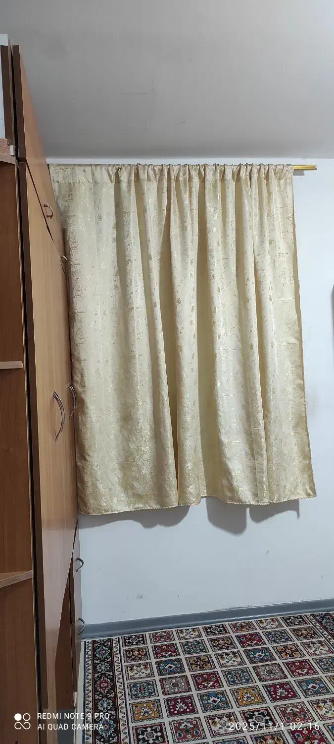 دو عدد پرده|پرده، رانر، رومیزی|گلبهار, شهر جدید گلبهار|دیوار