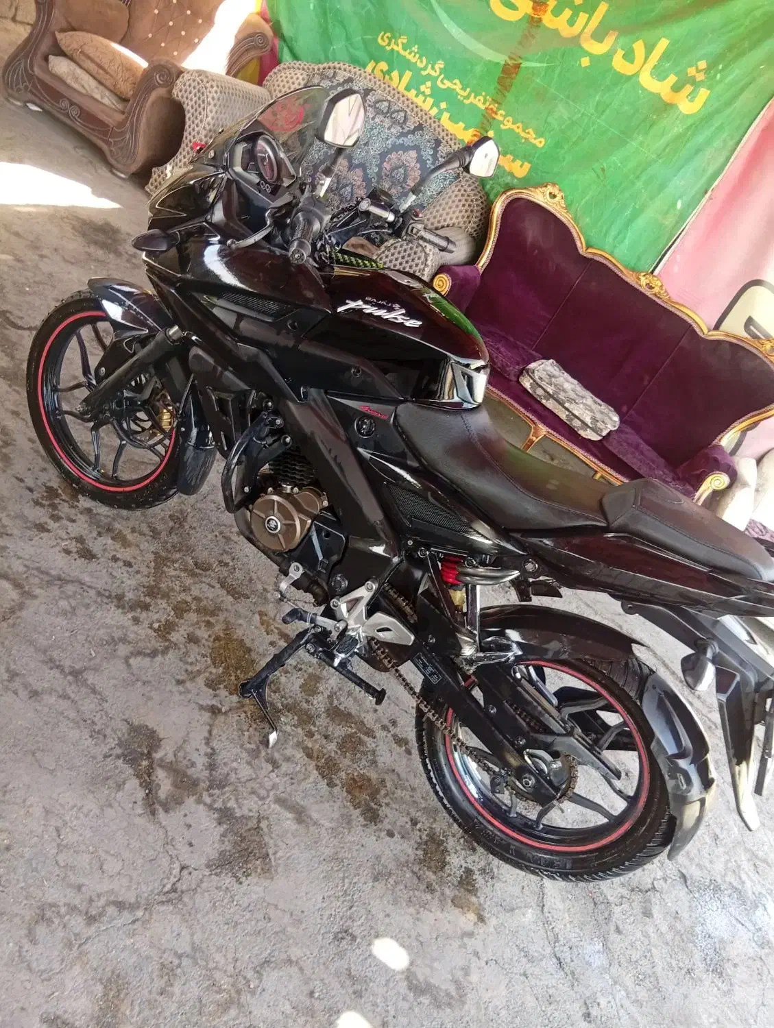 موتورسیکلت پالس ۱۵۰as مدل ۹۵|موتورسیکلت|تهران, خلیج فارس|دیوار