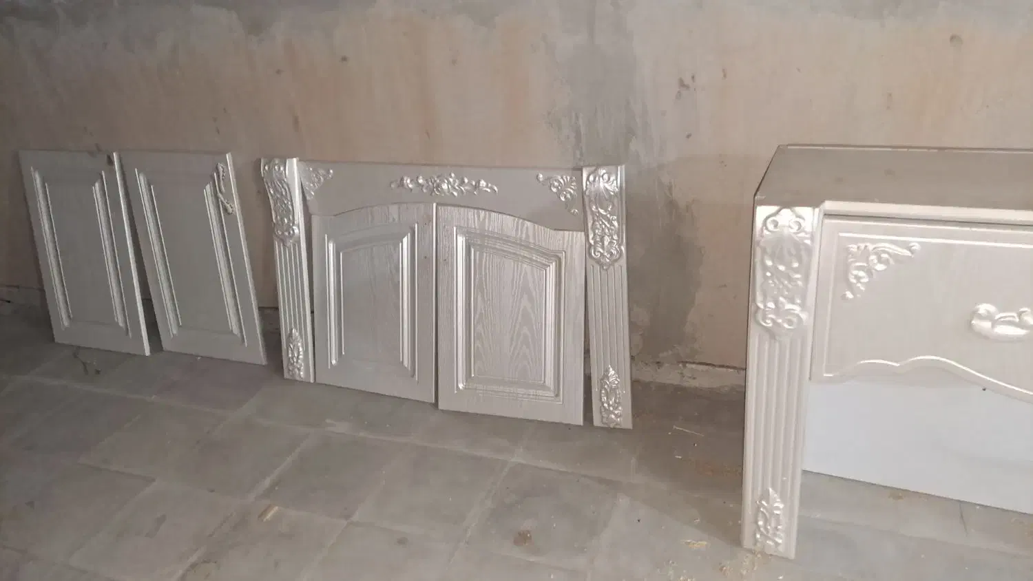 درب کابینت ممبران در حد نو همراه با کمد هود|جاکفشی، کمد، دراور|اشکذر, |دیوار