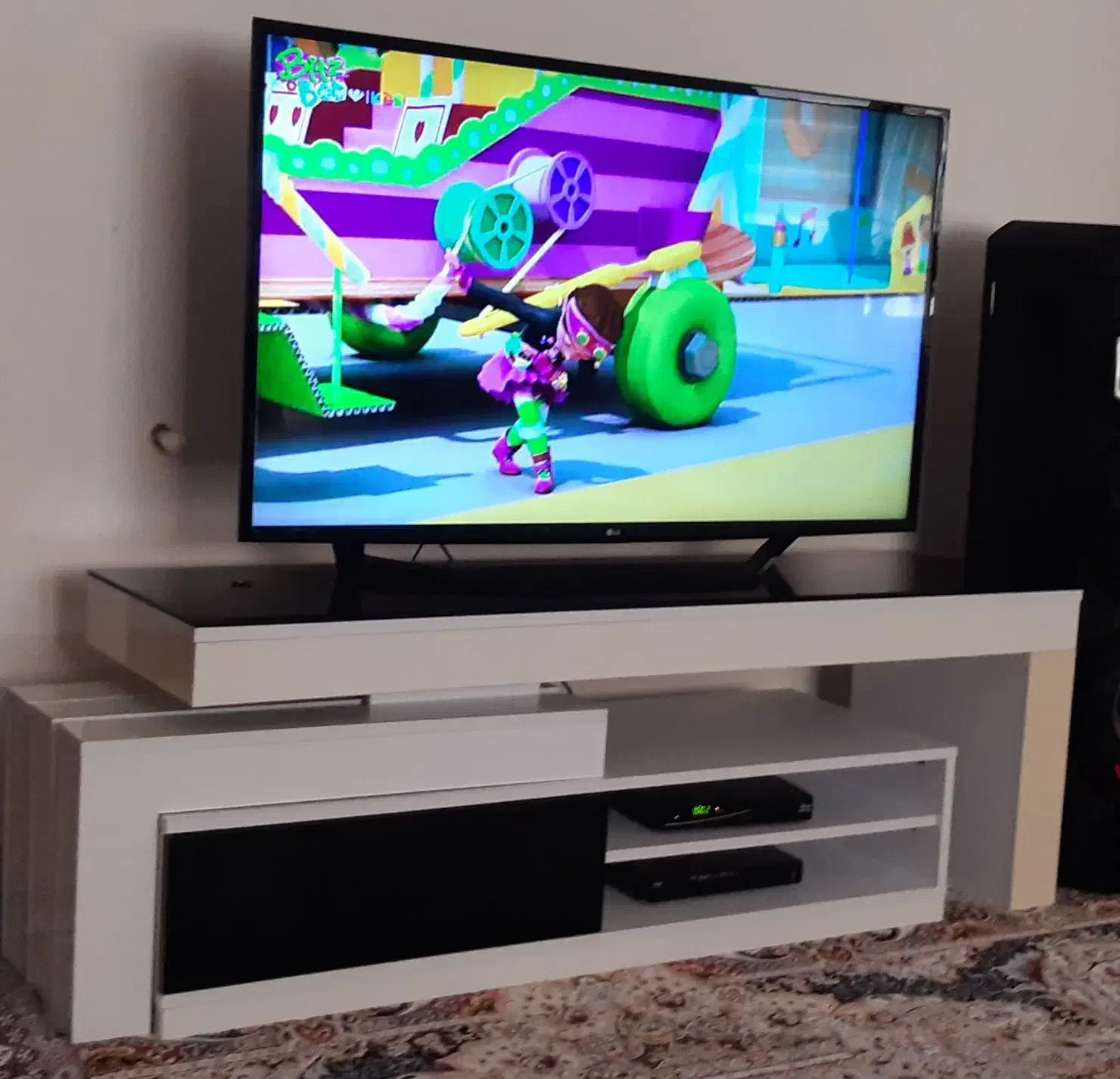 میز تلویزیون کشویی|میز تلویزیون|تهران, بلورسازی|دیوار