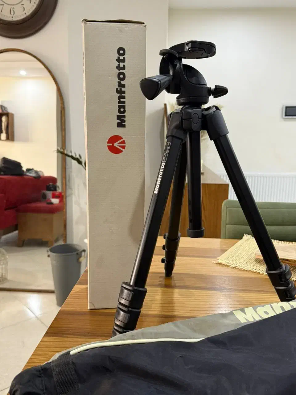 سه پایه حرفه ای دوربین عکاسی manfrotto|دوربین عکاسی و فیلم‌برداری|تهران, شهرک خرازی|دیوار