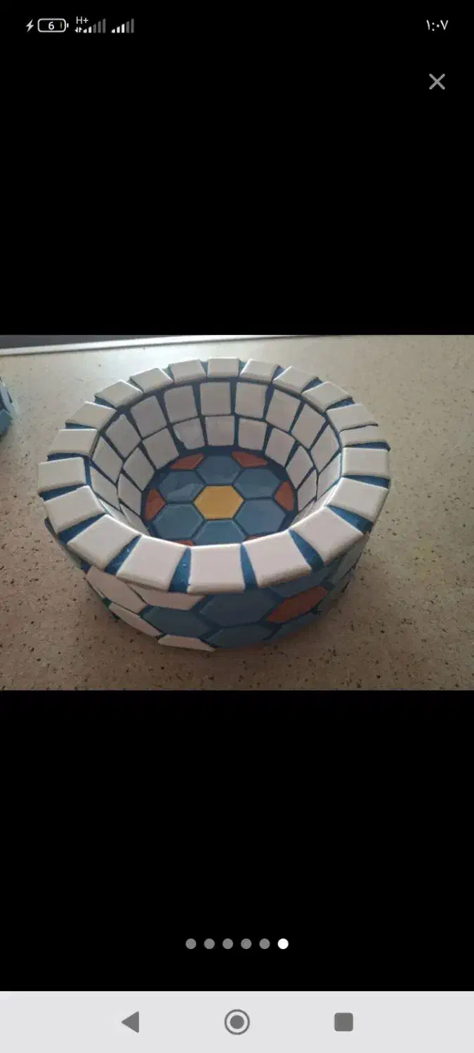 حوض کاشی در انواع رنگ|صنایع دستی و سایر لوازم تزئینی|زرقان, |دیوار