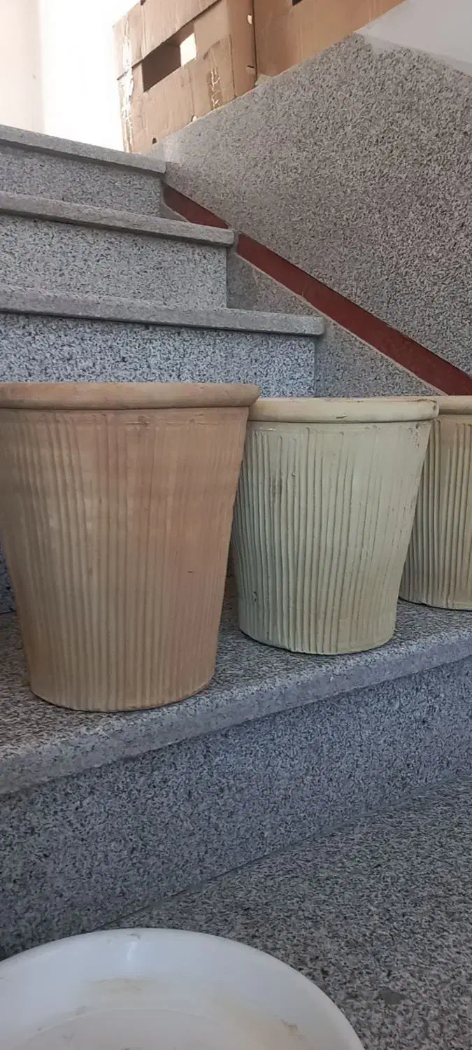 گلدان سفالی بزرگ|گل و گیاه طبیعی|چهاردانگه (تهران), |دیوار