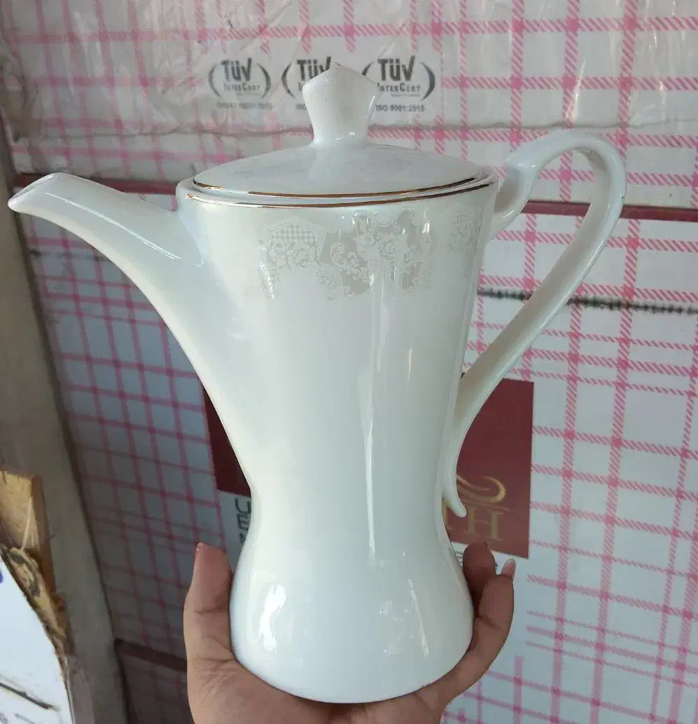 قوری چینی قوری پذیرایی|قوری، کتری، قهوه‌ساز دستی|کرمانشاه, |دیوار