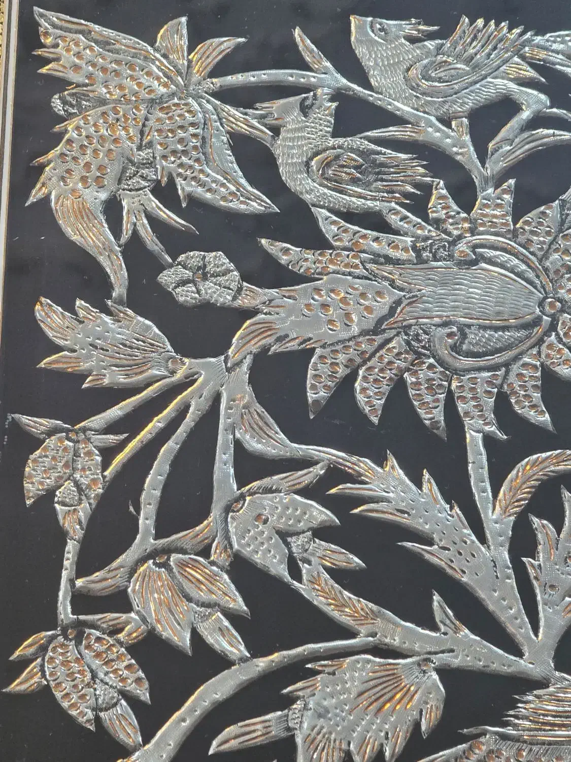 تابلو مس قلم زنی باقاب خاتم کاری|تابلو، نقاشی، عکس|تهران, قاسمآباد|دیوار