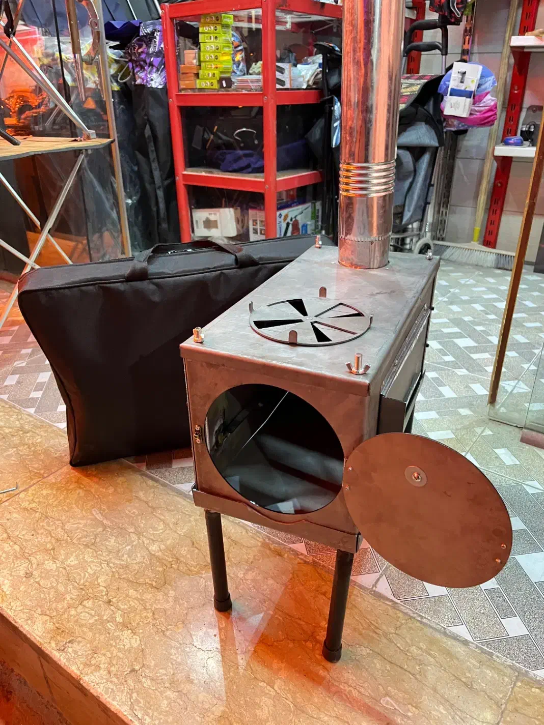 انواع بخاری های باغی وسفری|بخاری، هیتر، شومینه|شیراز, بازار|دیوار