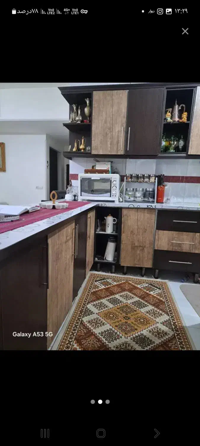 کابینت دست دوم فلز درب ام دی اف|مصالح و تجهیزات ساختمان|صدرا-فارس, فاز ۱|دیوار