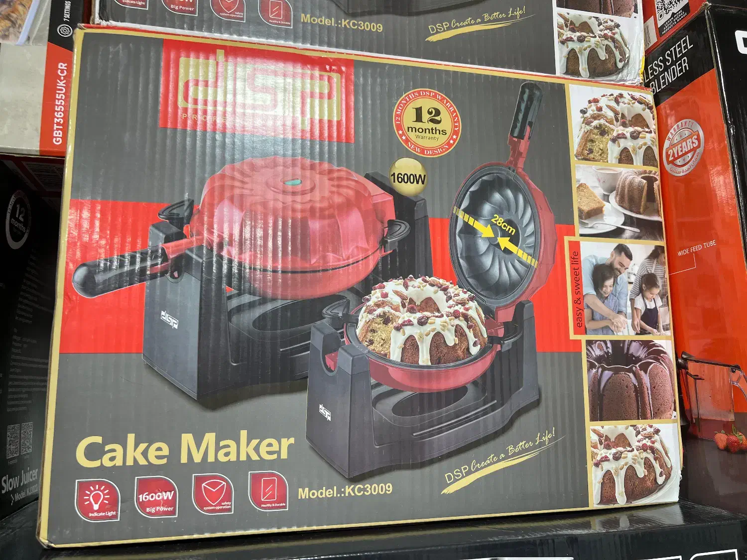 کیک پز دی اس پی|اجاق گاز و لوازم برقی پخت‌وپز|شیراز, سیاه سنگ|دیوار