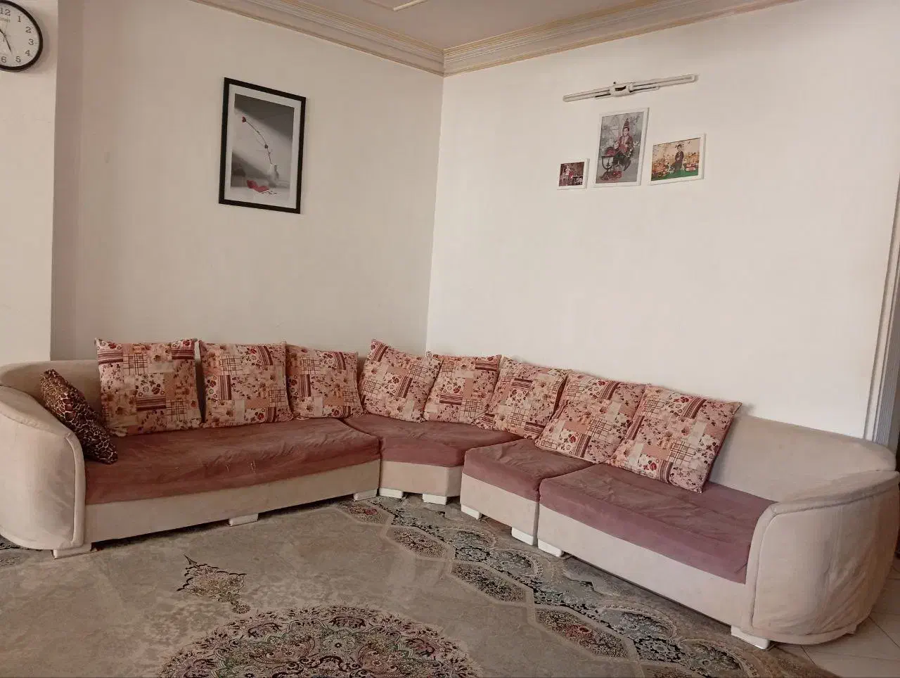 مبل ۸نفره با میز عسلی|مبلمان خانگی و میز عسلی|مشهد, ولیعصر (شهرک غرب)|دیوار