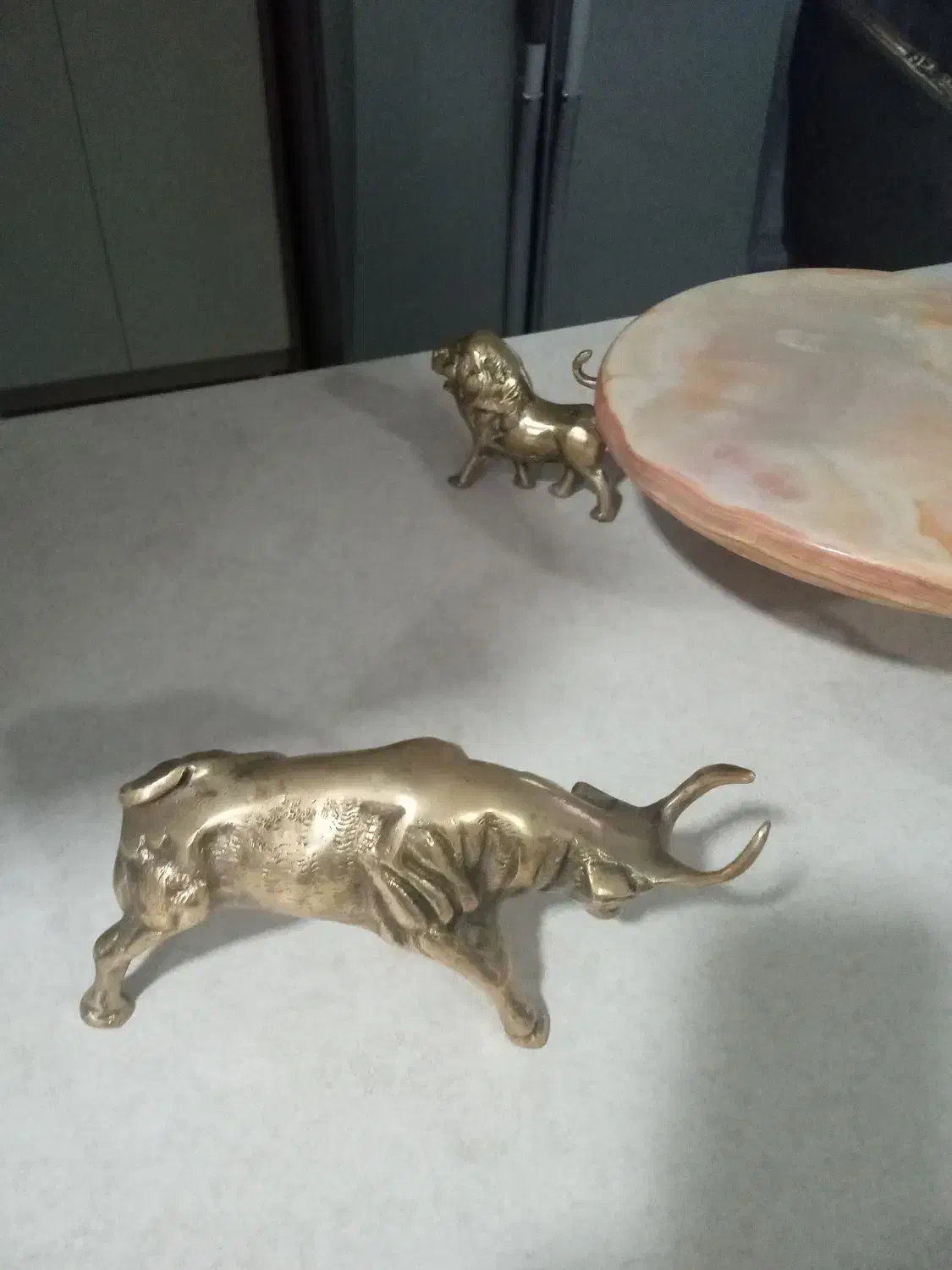 حیوانهای برنز دونه ای یک میلیون صد|مجسمه، تندیس، ماکت|پول, |دیوار