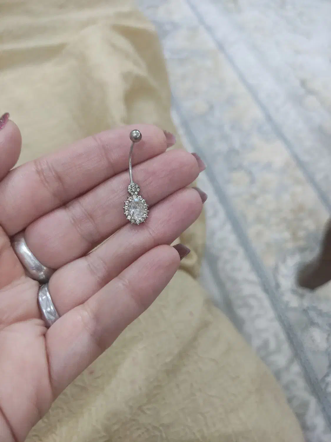 پرسینگ ناف نقره|جواهرات|پاکدشت, پاکدشت (مامازند)|دیوار