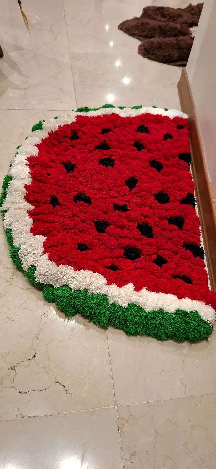 پادری دست بافت کاملا نو طرح هندوانه|پادری|تهران, کاشانک|دیوار