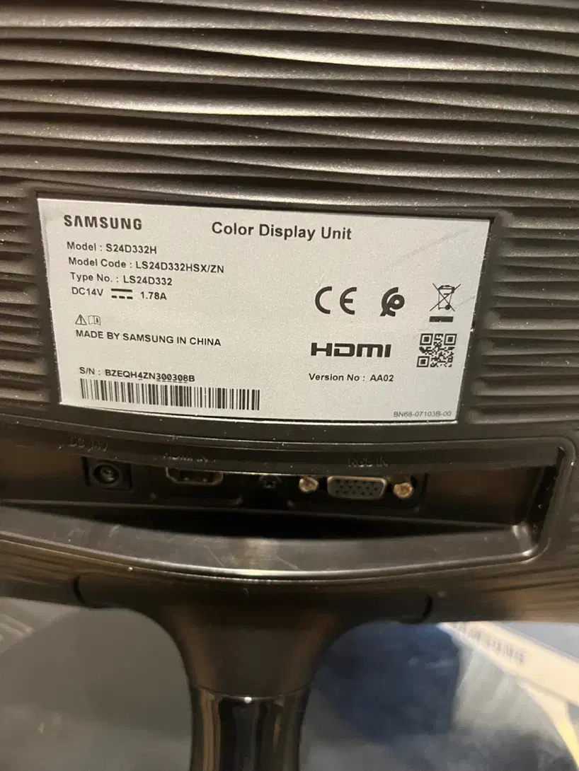 مانیتور سامسونگ ۲۴ اینچ  hdmi گیمینگ ۷۵ هرتز|قطعات و لوازم جانبی رایانه|تهران, توحید|دیوار
