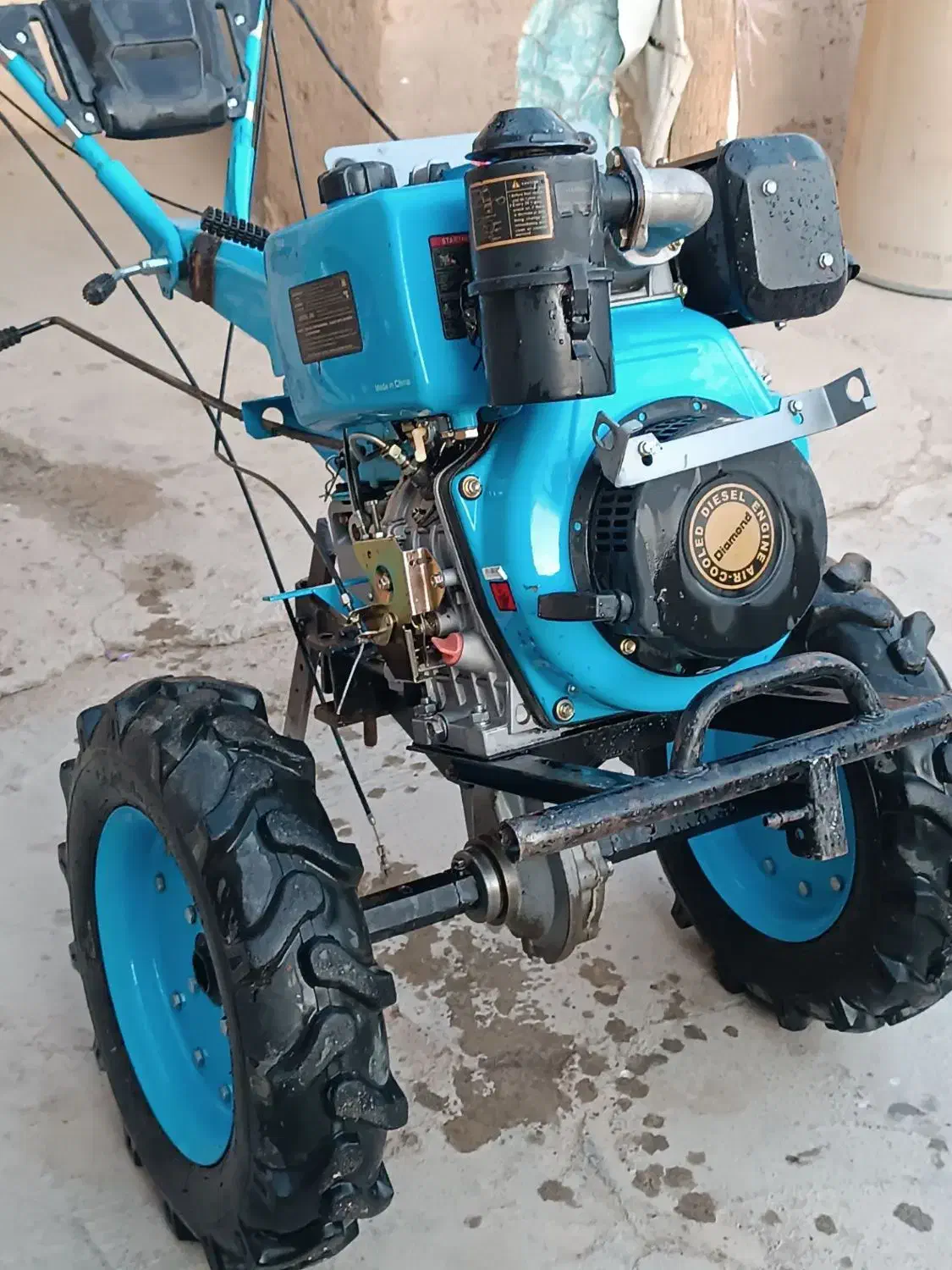 تیلر دیاموند 12 اسب|ماشین‌آلات صنعتی|زبرخان, |دیوار