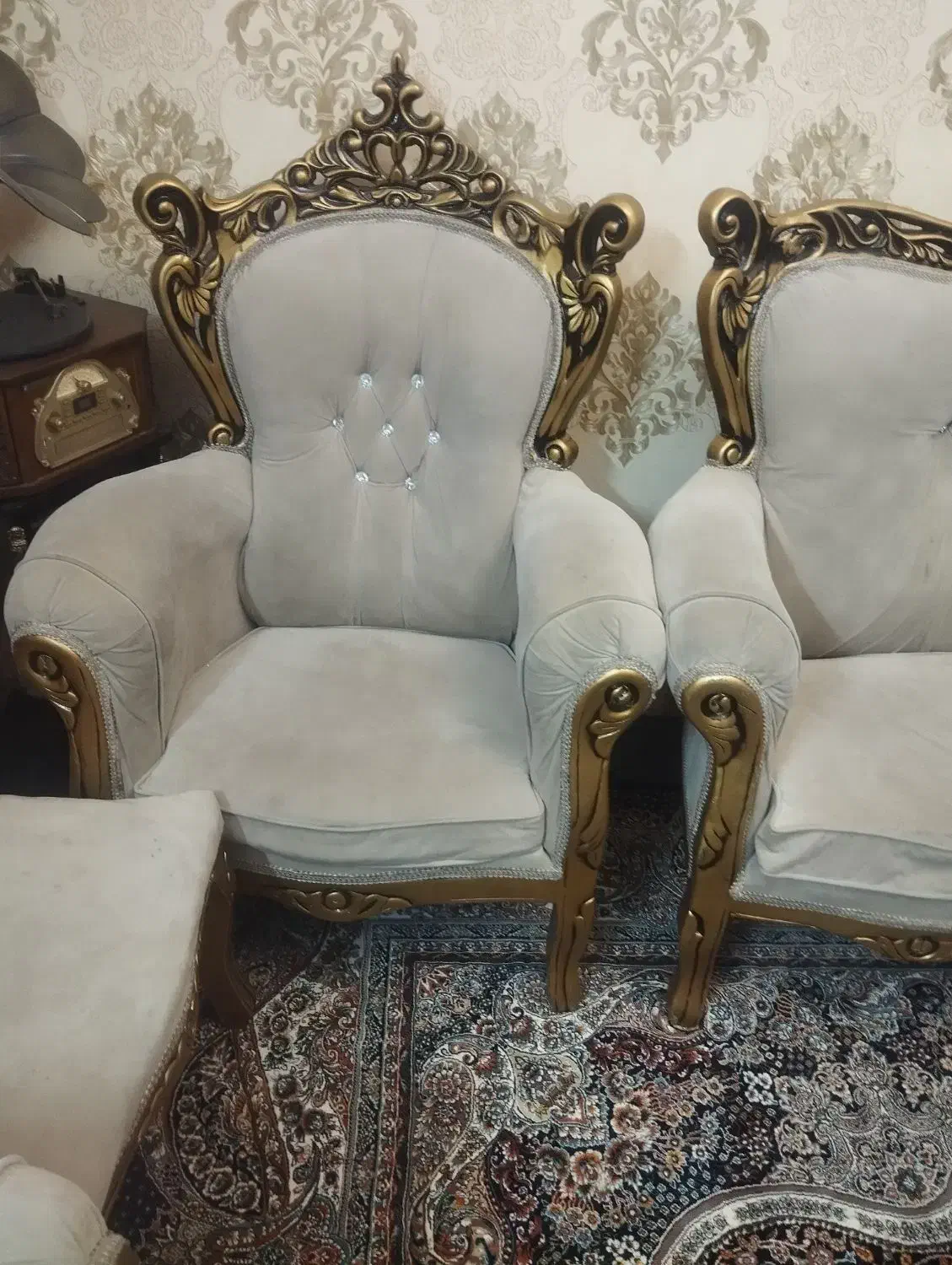 مبل سلطنتی|مبلمان خانگی و میز عسلی|زنجان, |دیوار