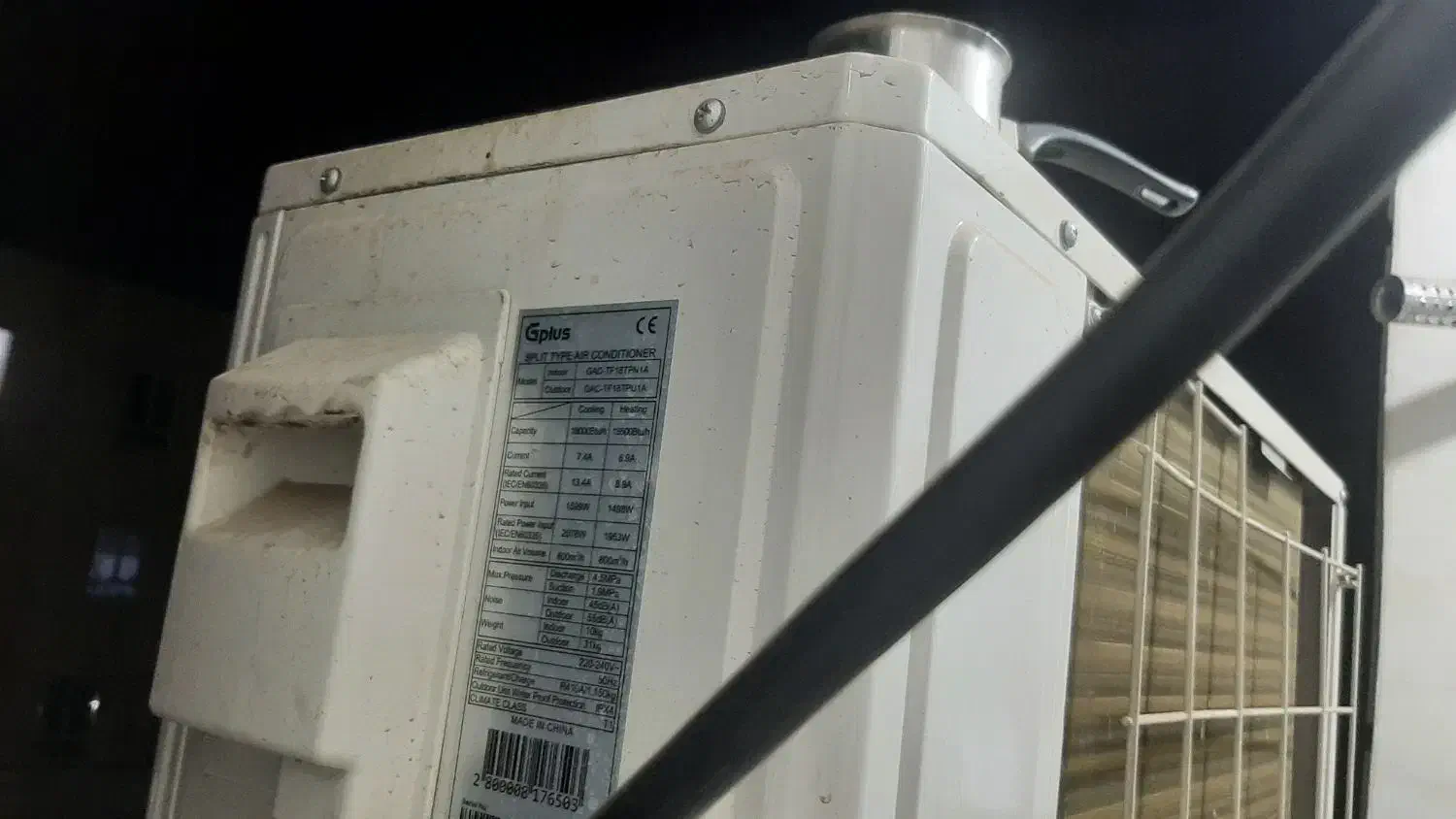 کولر گازی ۱۸۰۰۰ جی پلاس اینورتر|کولر گازی و فنکوئل|قزوین, |دیوار