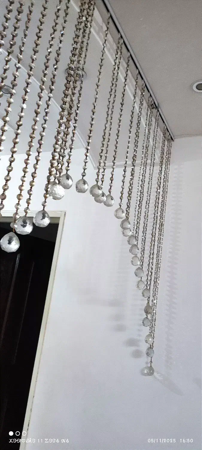 آویز پرده کریستالی|لوستر و چراغ آویز|پاکدشت, پاکدشت (مامازند)|دیوار
