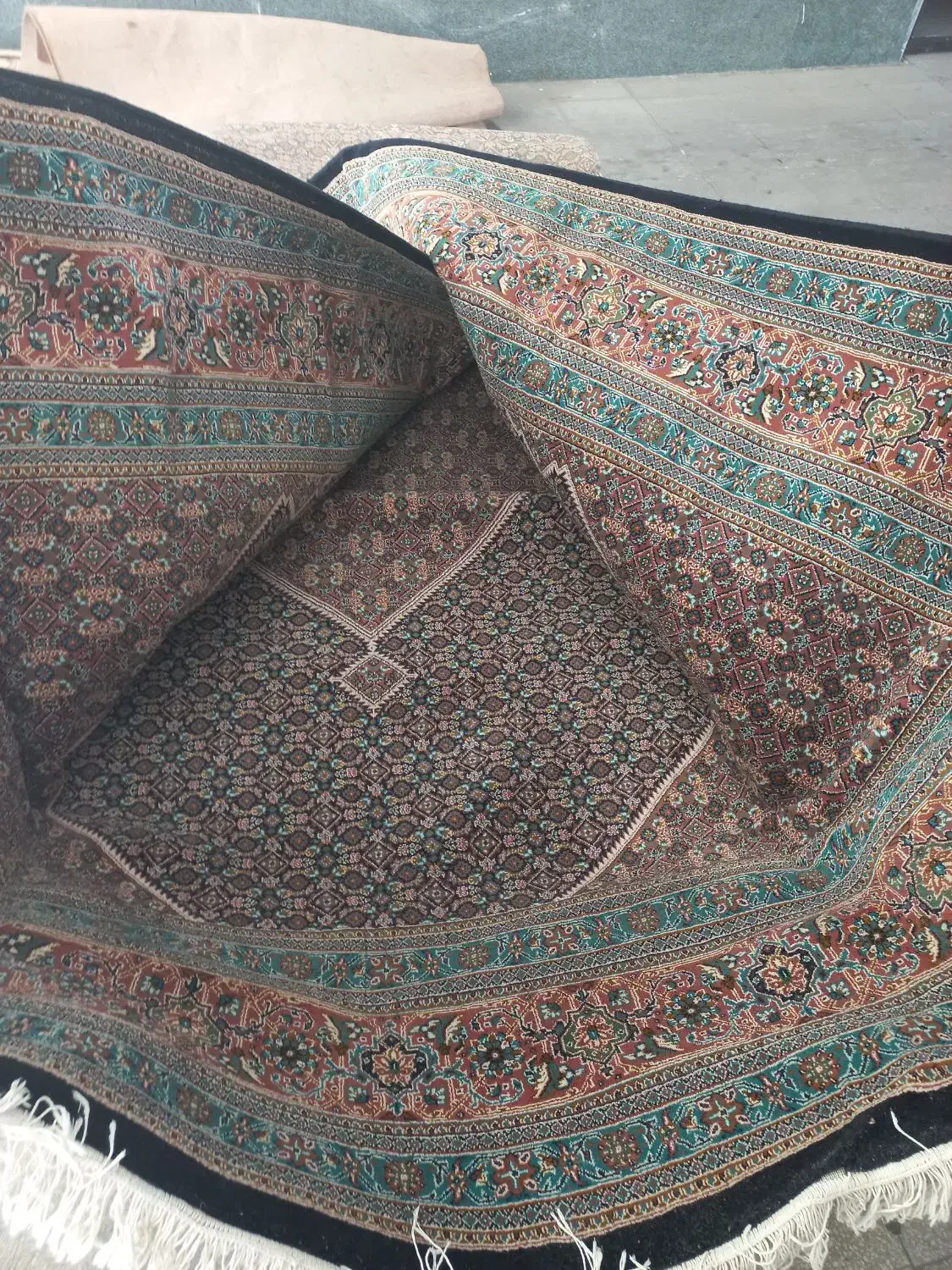 فرش ۱۲ متری سورمه ای|فرش|قم, پردیسان|دیوار