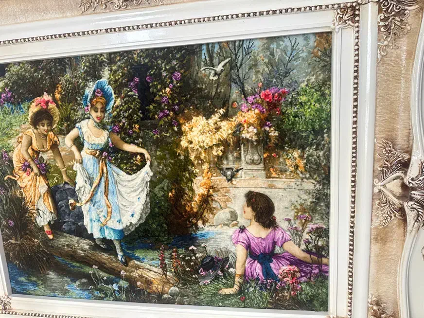 تابلو فرش دستباف|تابلو فرش|تنکابن, |دیوار