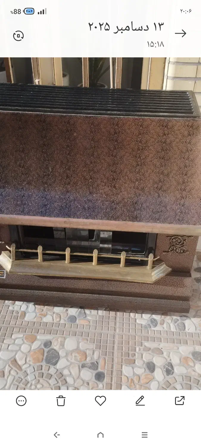 بخاری|بخاری، هیتر، شومینه|سیرجان, |دیوار