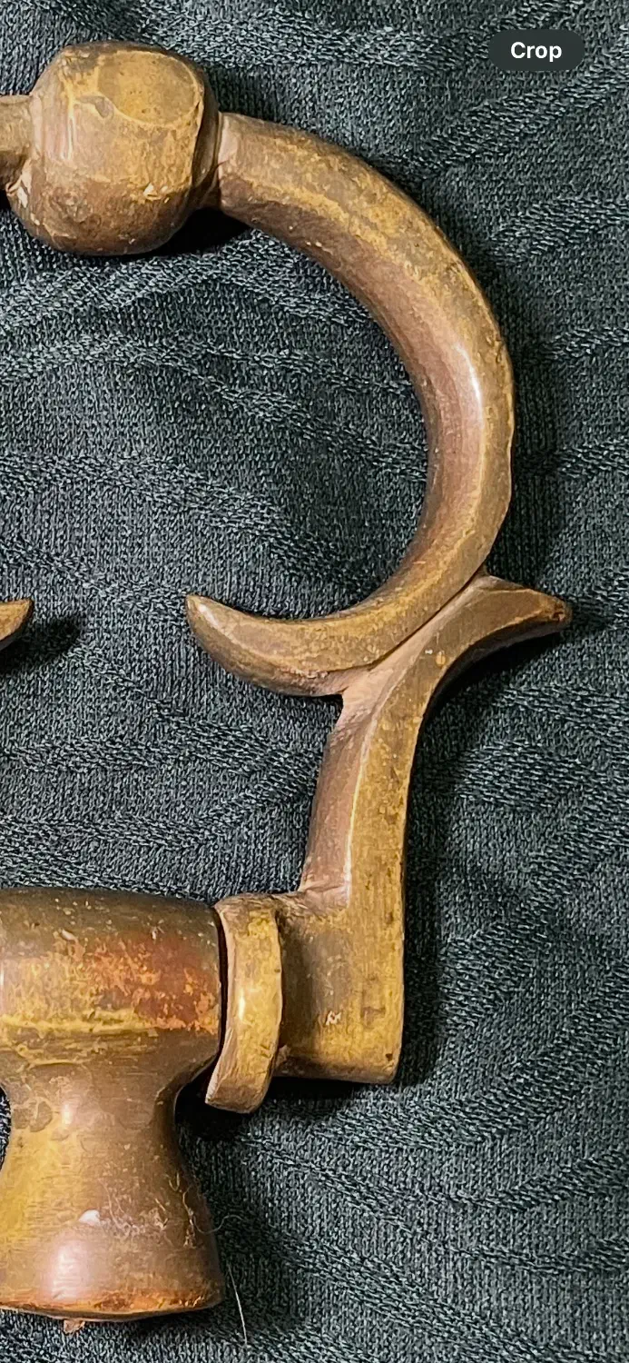 درکوب برنجی قدیمی|کلکسیون اشیاء عتیقه|چمستان, |دیوار