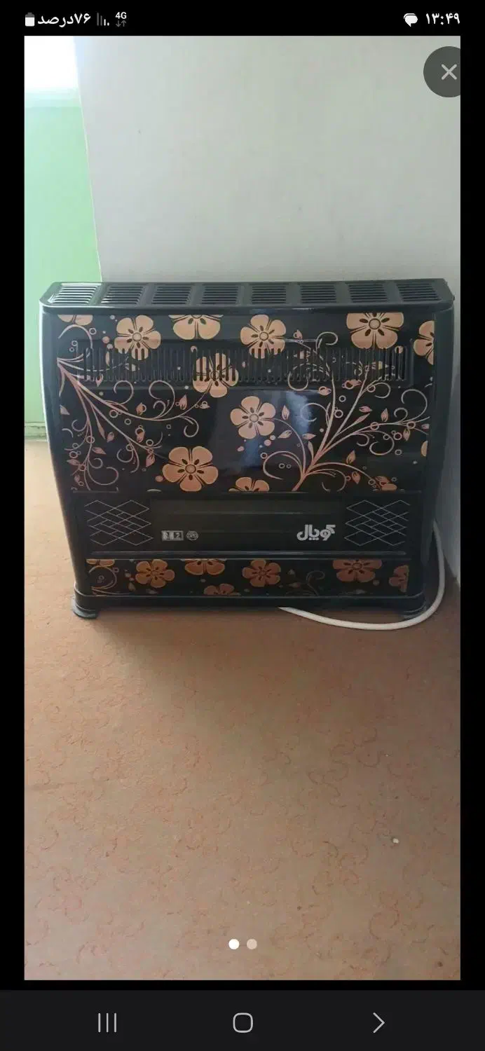 بخاری گازی ۱۲ هزار|بخاری، هیتر، شومینه|لار, |دیوار