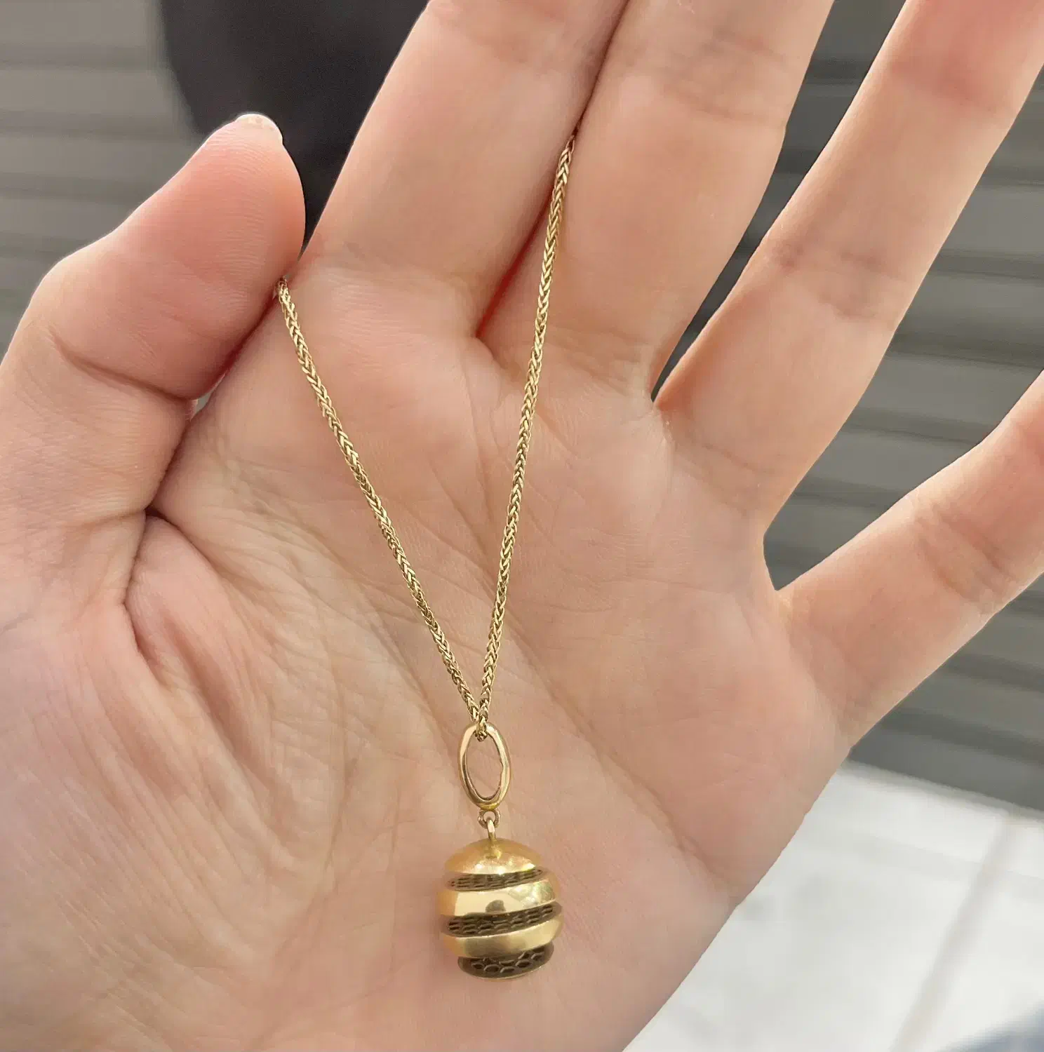 گردنبند پولکی وگویی طلا|جواهرات|یاسوج, |دیوار