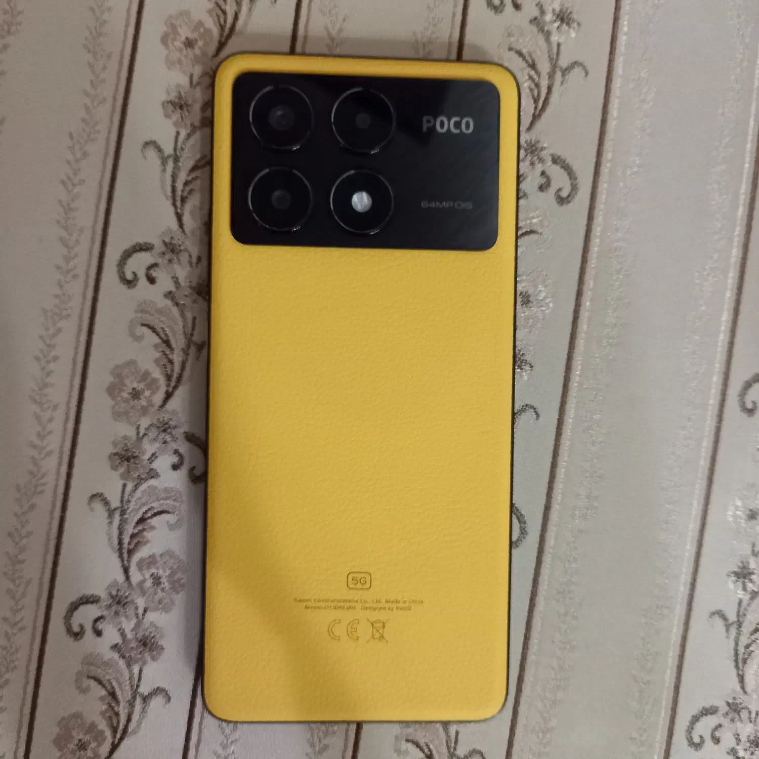 POCO X6 PRO  512GB  RAM 12  رنگ خاص زرد چرمی|موبایل|اندیشه, اندیشه فاز ۲|دیوار