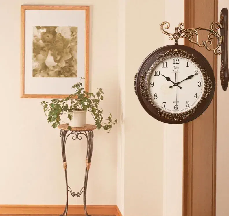 ساعت دیواری دو طرفه|ساعت دیواری و تزئینی|تربتحیدریه, منصوریه|دیوار