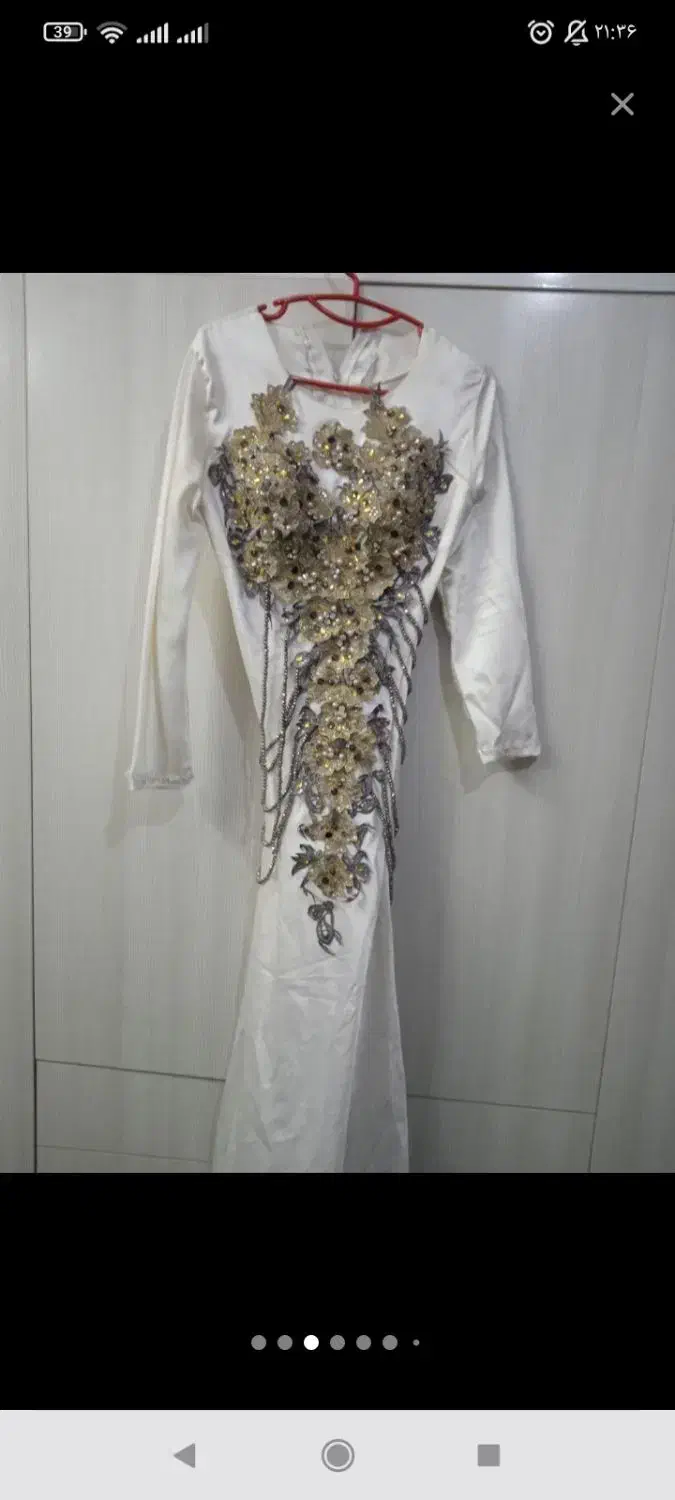 لباس مجلسی جنس ساتن|لباس|اصفهان, باتون|دیوار