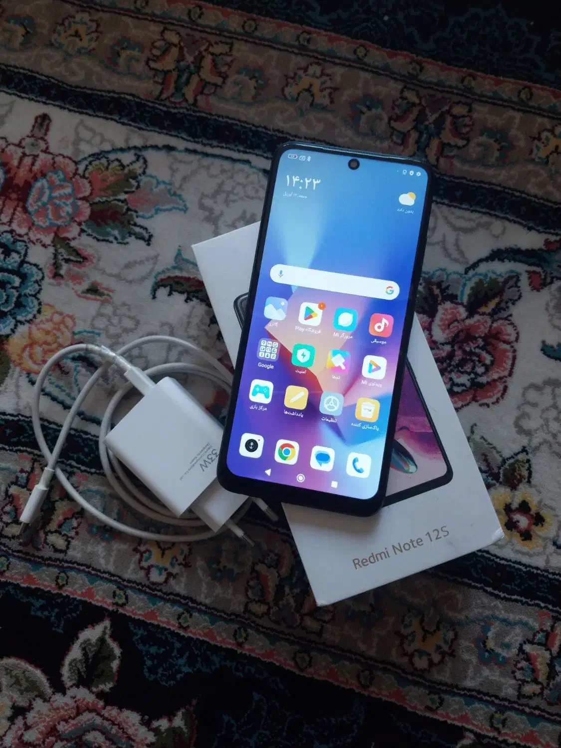 شیائومی note 12s حافظه ۲۵۶ گیگ رام ۸ گیگ|موبایل|فردیس, نسترن غربی|دیوار