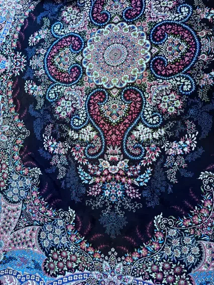 فرش مشکی سورمه ای ۹ متری|فرش|بندرعباس, |دیوار