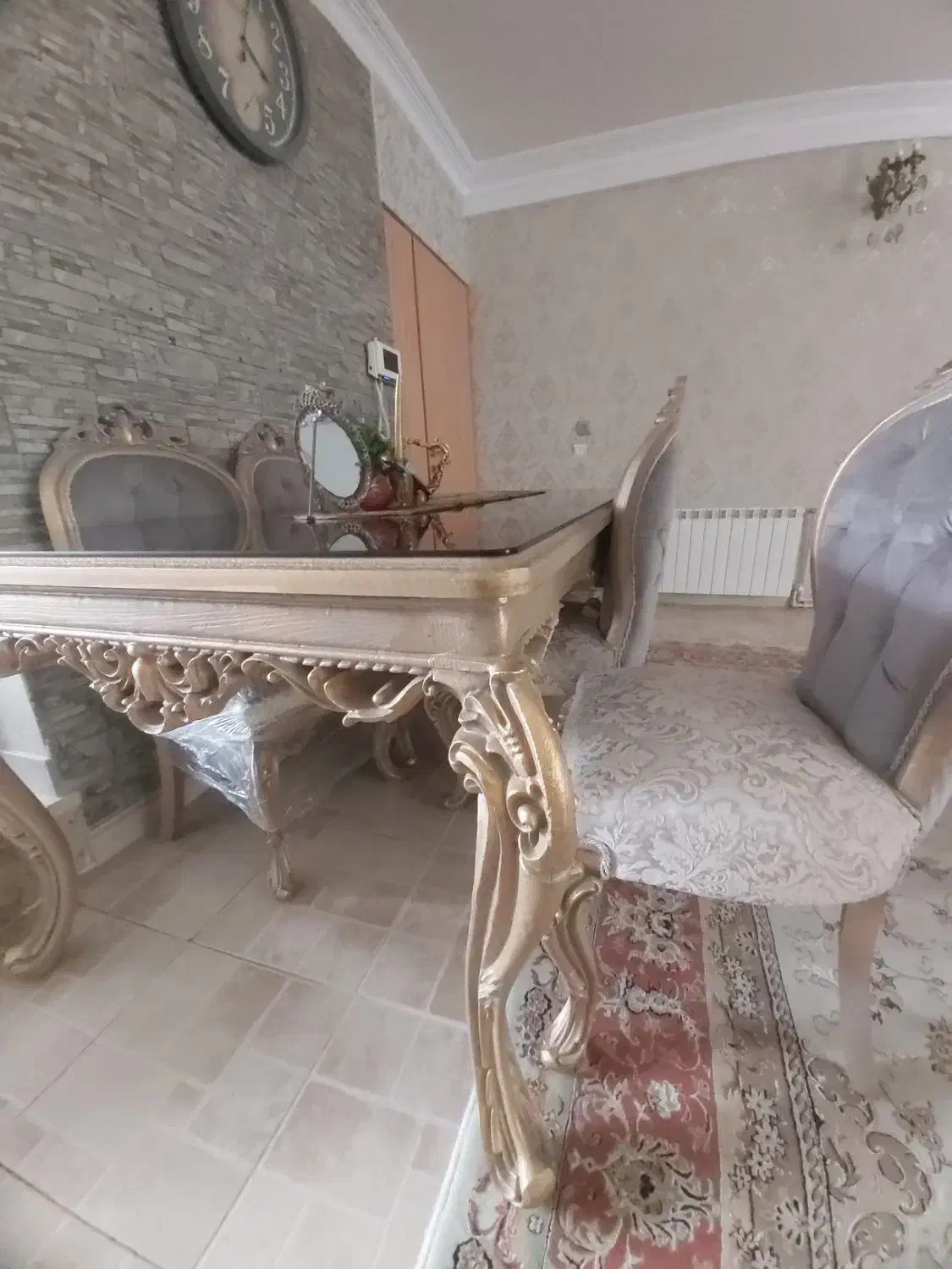 میز غذاخوری|میز و صندلی غذاخوری|رزن, |دیوار