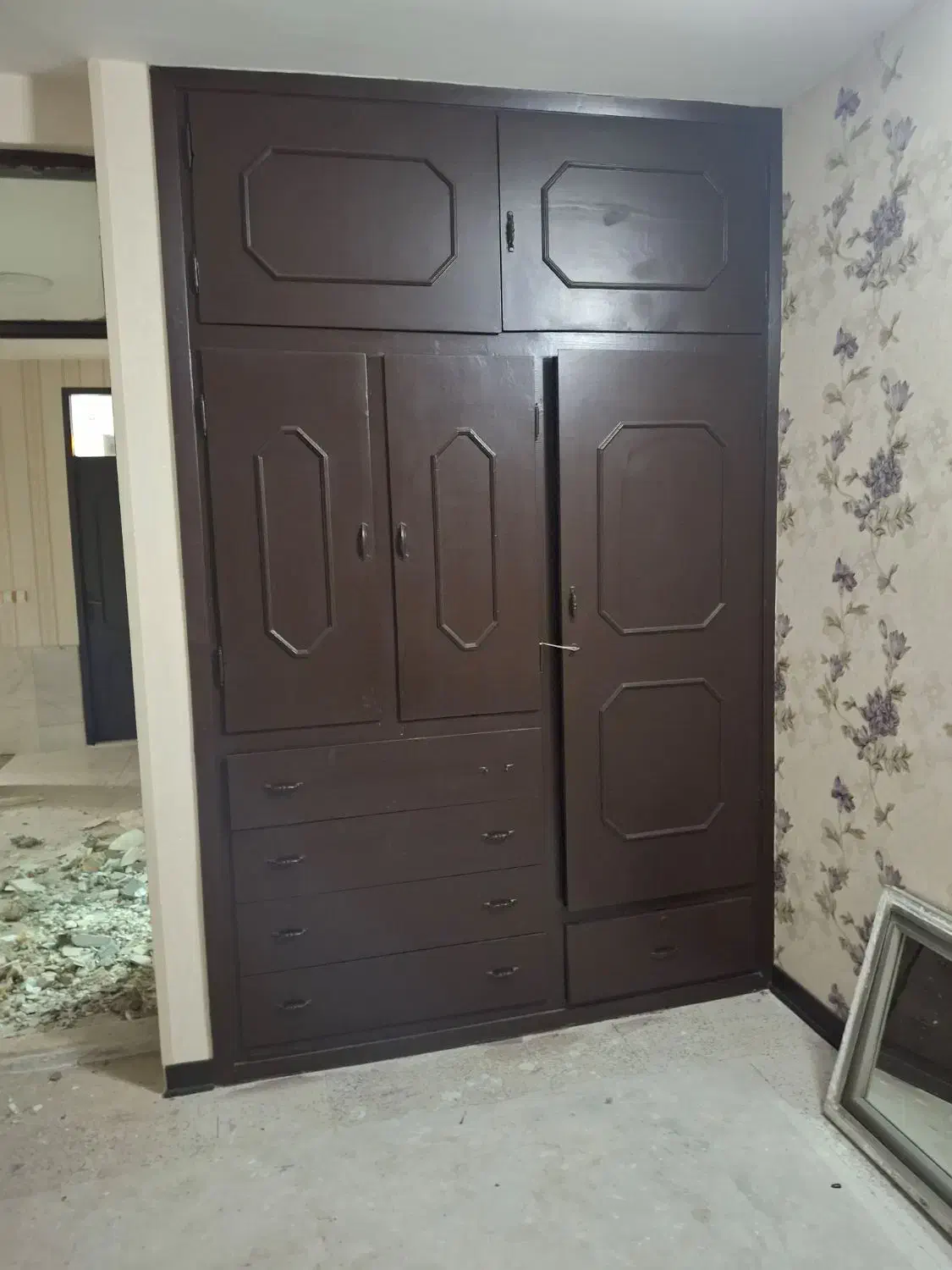 کمد دیواری و درب چوبی|جاکفشی، کمد، دراور|گنبد کاووس, |دیوار