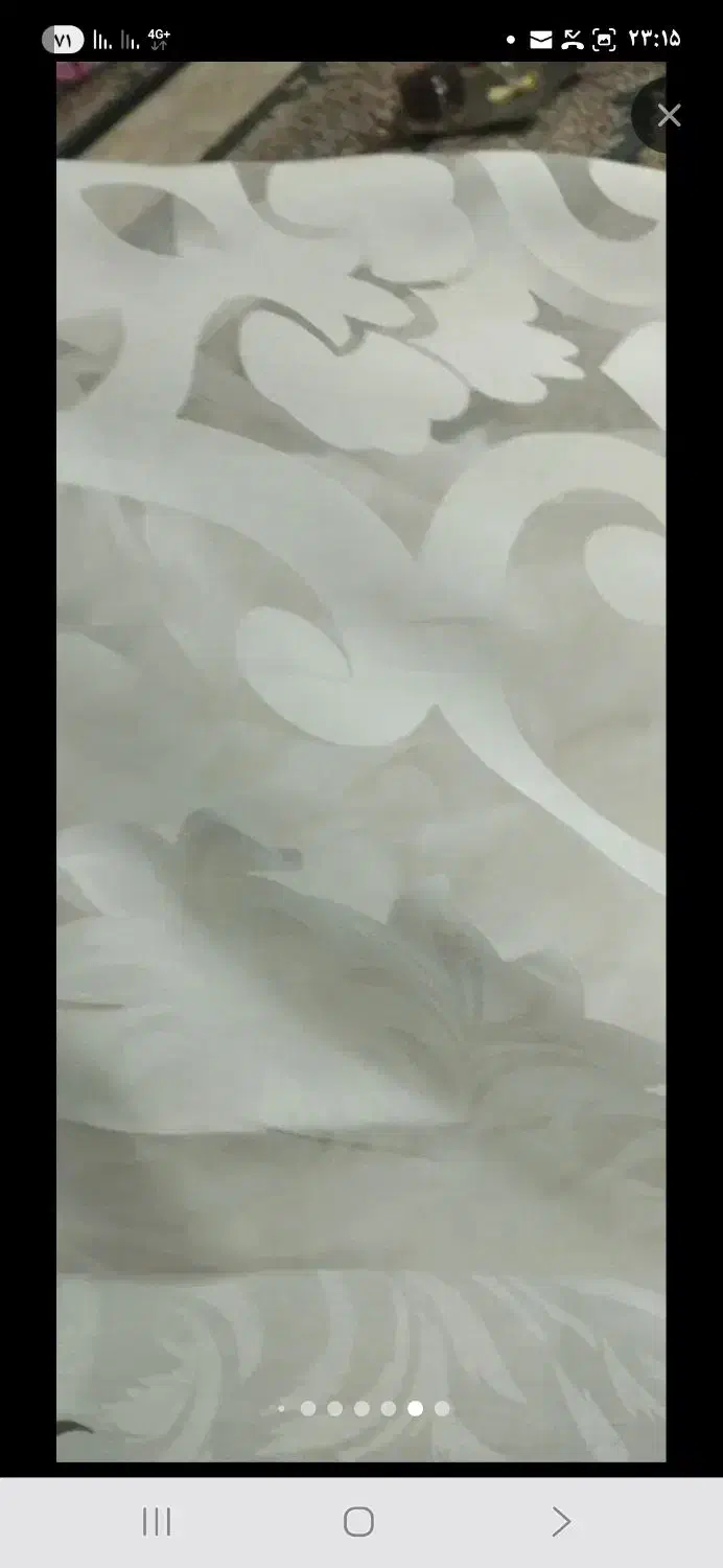 پارچه پرده حریر طرحدار|پرده، رانر، رومیزی|تهران, جهاد|دیوار