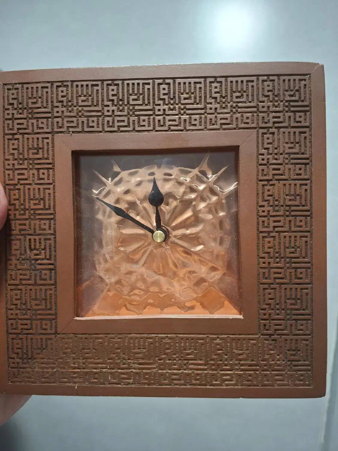 ساعت مسی حکاکی شده|ساعت دیواری و تزئینی|تهران, امامت|دیوار