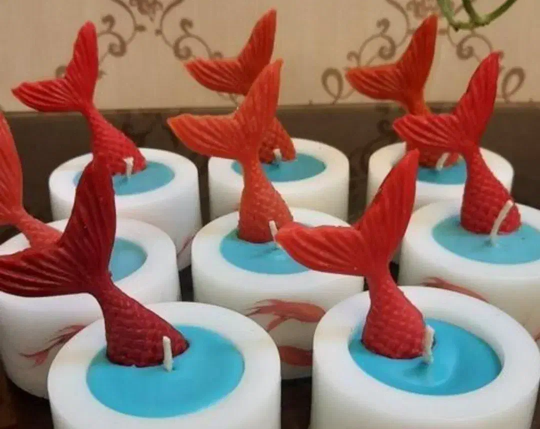 شمع نماد سال و حوض ماهی|صنایع دستی و سایر لوازم تزئینی|آران و بیدگل, |دیوار