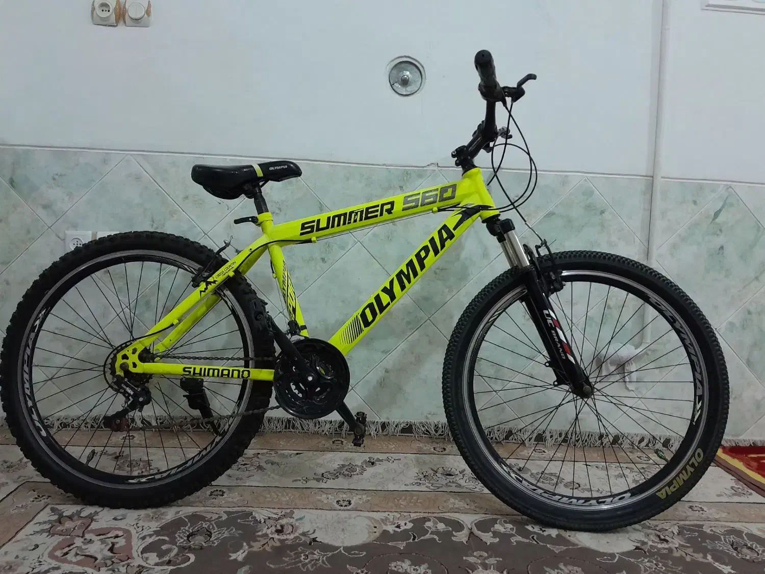 دوچرخه المپیا 26|دوچرخه، اسکیت، اسکوتر|ابرکوه, |دیوار