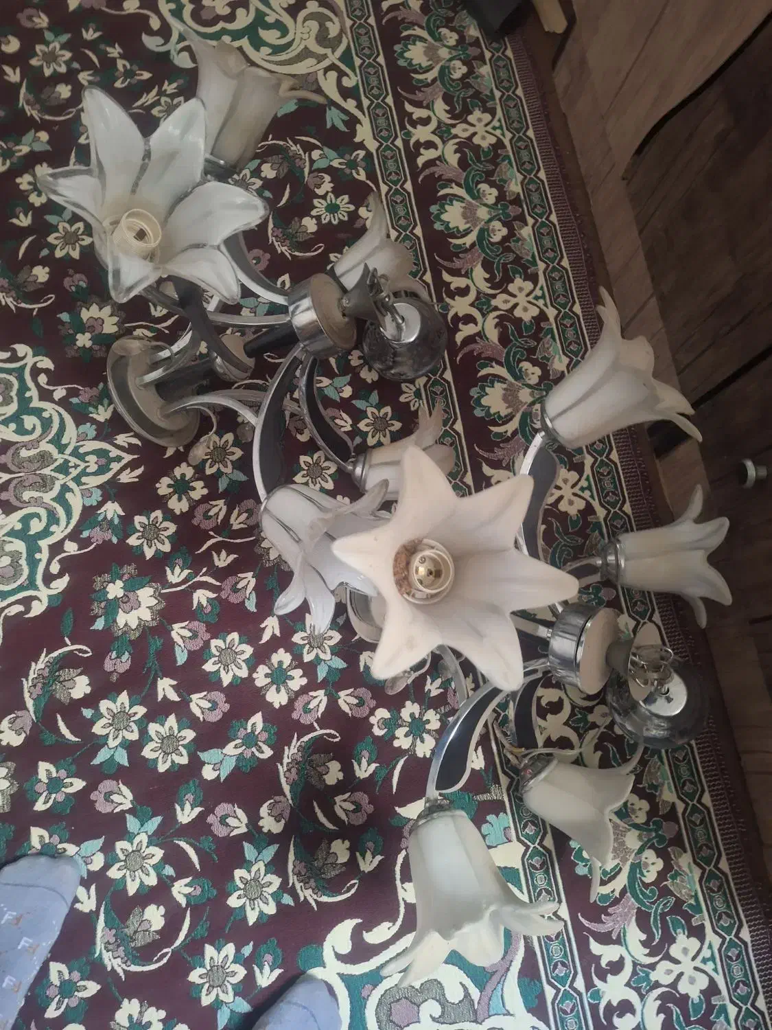 لوستر|لوستر و چراغ آویز|شیراز, ماه فیروزان|دیوار