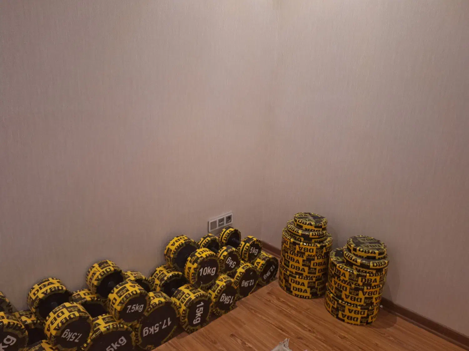 دمبل و صفحه بتنی از ۲.۵کیلو تا ۲۵ کیلو|تجهیزات ورزشی|تهران, پاسداران|دیوار